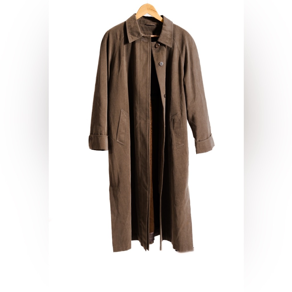 FLEET STREET BROWN TRENCH COAT